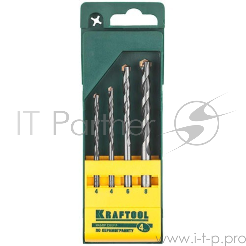 Набор сверл KRAFTOOL 29170-H4, 4шт