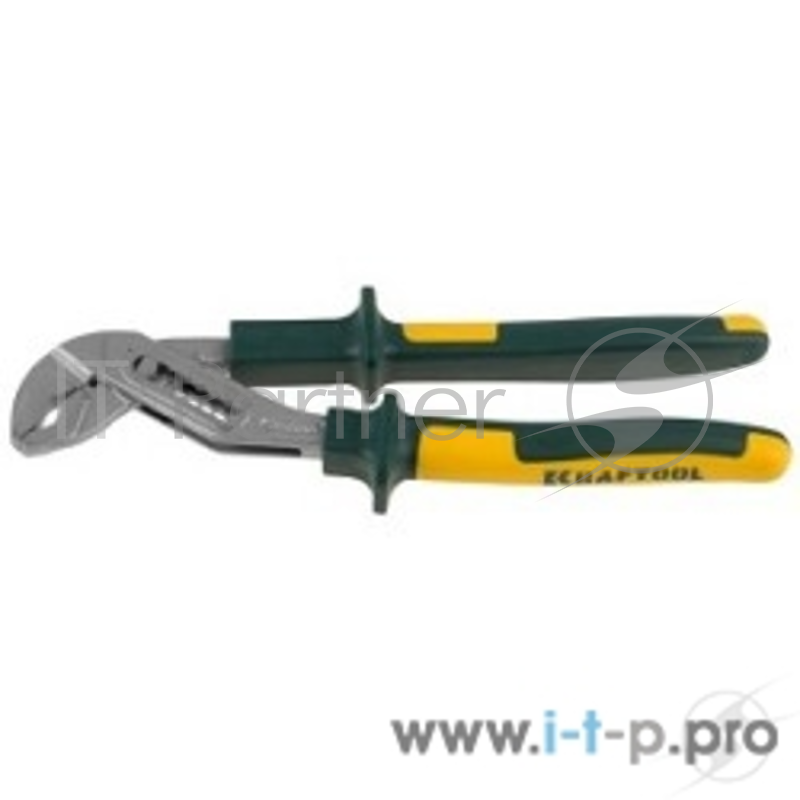 Плоскогубцы KRAFTOOLKRAFT-MAX 22011-10-25 Клещи { переставные,Cr-Mo,маслобензост двухкомп рукоятки,шарнирное соединение с повыш износост,250мм }