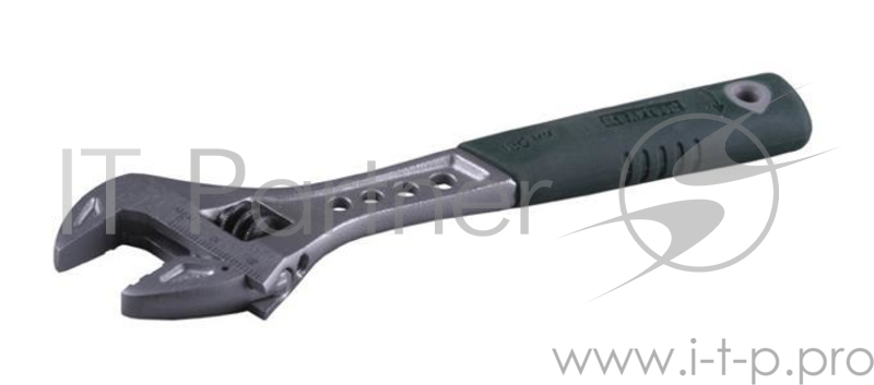 Ручной инструмент KRAFTOOL 27265-37 Ключ разводной { Cr-V, двухкомпонентная рукоятка, 15