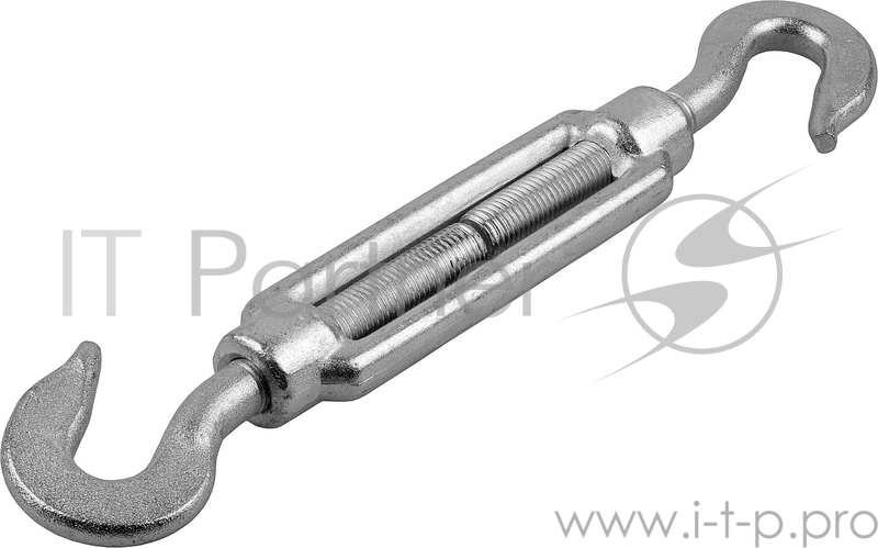 Зубр Талреп DIN 1480, крюк-крюк, оцинкованный, кованая натяжная муфта, М8, ТФ5, 10 шт 4-304365-08