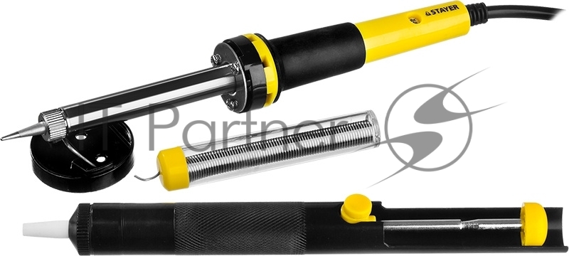Набор для паяльных работ STAYER PROFI 55316-40-H4 шприц/подставка/припой/40 Вт