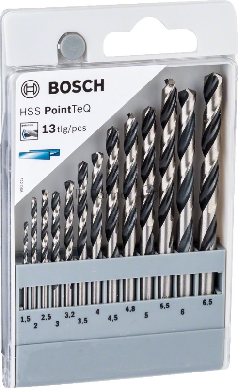 Bosch Bosch 2608577349 Набор Сверл HSS PointTeQ 13шт D1.5-6.5