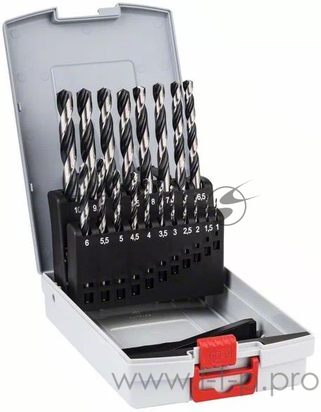 Bosch Bosch 2608577351 Набор Сверл HSS PointTeQ 19шт ProBox D1-10