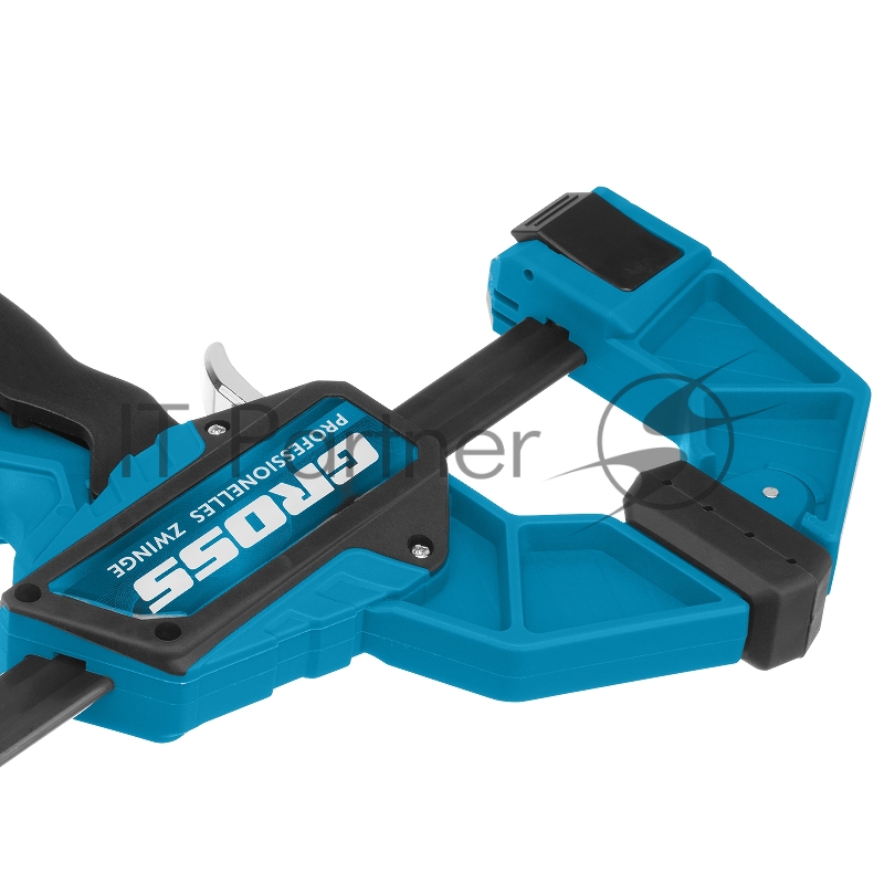 Струбцина GROSS 20702 реечная быстрозаж. пистолет. пошаг.механизм пл. корпус 300мм