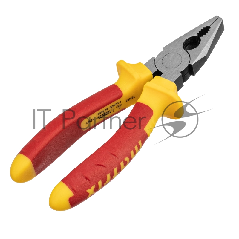 Плоскогубцы MATRIX 16901 комбинированные insulated 160мм двухкомпонентные рукоятки