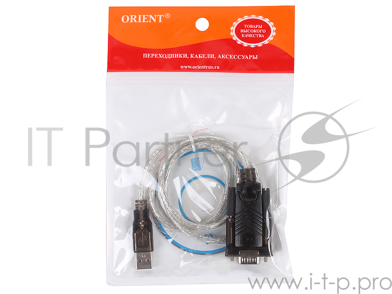 Кабель-переходник USB->COM ORIENT USS-101N (0.8м)