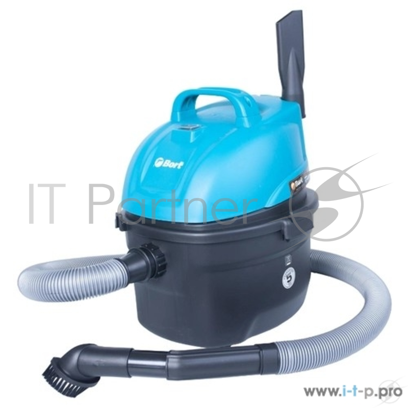 Пылесосы строительные Bort BSS-1008 Пылесос строительный 91271686 { 1000 Вт, вместимость 8 л, 1800 л/мин, 4 кг, набор аксессуаров 4 шт }