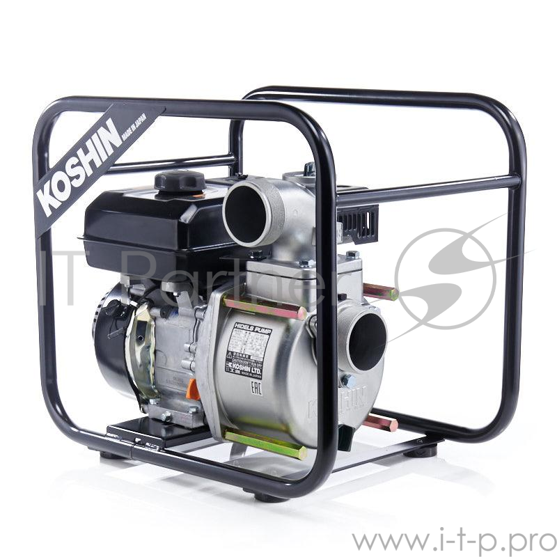 Мотопомпа KOSHIN STV-80X для средне-загрязненной воды. 4.2 лс. 54 куб м/час. частицы 9 мм