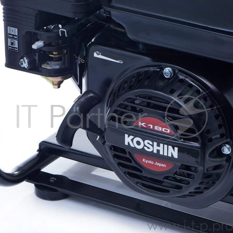 Мотопомпа KOSHIN STV-80X для средне-загрязненной воды. 4.2 лс. 54 куб м/час. частицы 9 мм