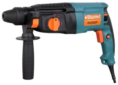 Перфораторы Sturm RH2592P Перфоратор Sturm, 920 Вт, 0-4400 уд/мин, 0-1100 об/мин, 3 режима RH2592P