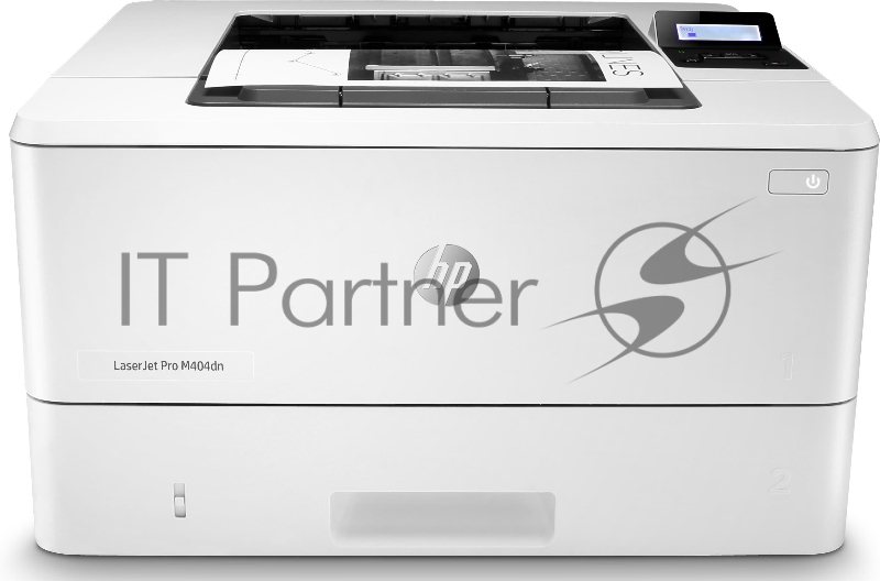 Принтер лазерный HP LaserJet Pro M404dn (A4, 1200dpi, 38ppm, 256Mb, Duplex, Lan, USB) (W1A53A)