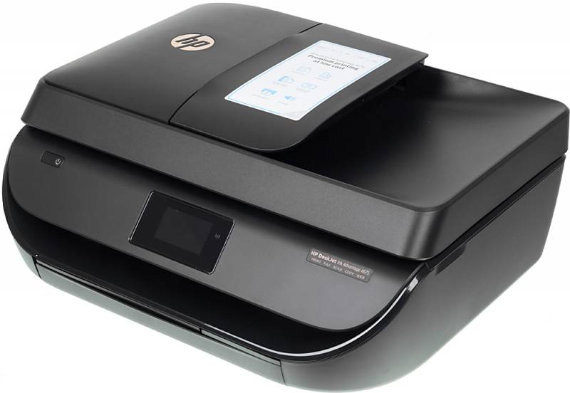МФУ HP Deskjet Ink Advantage 4675, 4-цветный струйный принтер/сканер/копир/факс, A4, 20 (16 цв) стр/мин, 4800x1200 dpi, 64 Мб, ADF, дуплекс, подача: 100 лист., вывод: 25 лист., USB, Wi-Fi, печать фотографий, ЖК-панель (замена B4L10C IA4645)