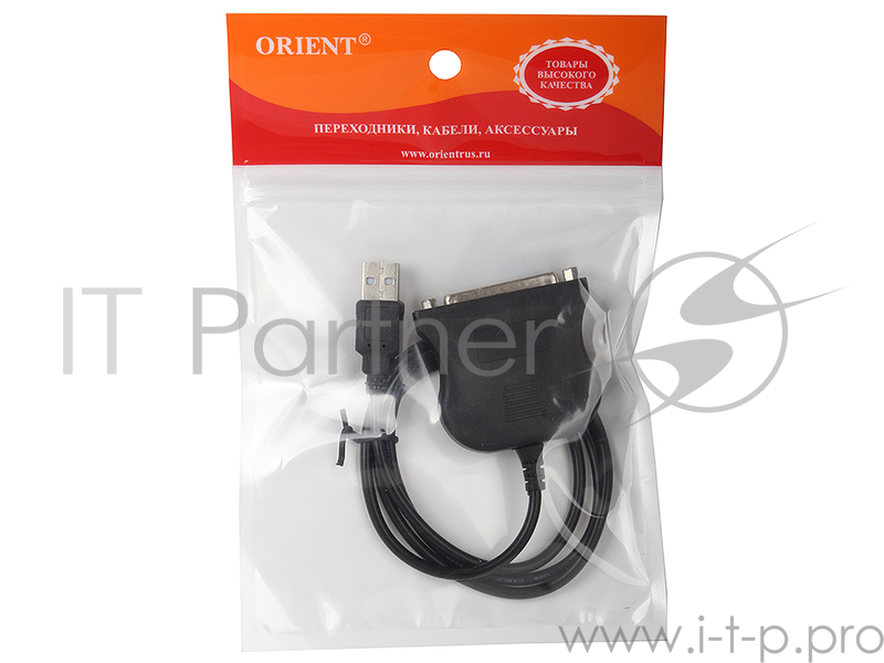 Кабель-переходник USB2.0->LPT ORIENT ULB-225 (0.85м)