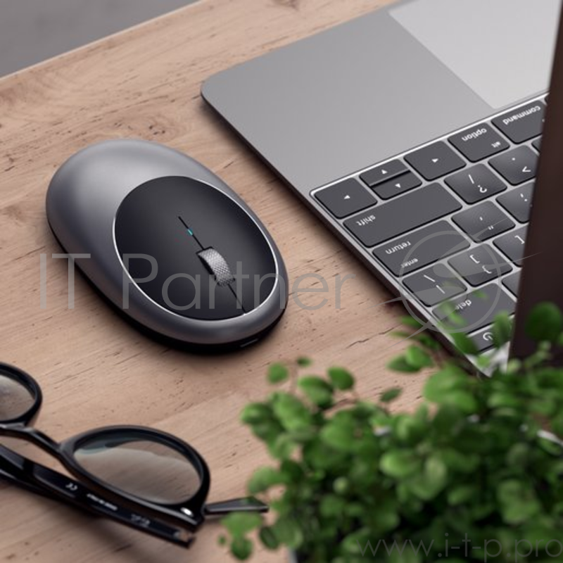 Беспроводная компьютерная мышь Satechi M1 Bluetooth Wireless Mouse. Цвет серый космос.