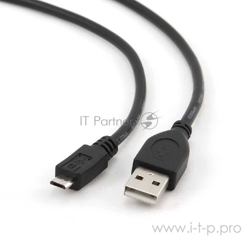 Кабель USB 2.0 Pro Cablexpert CCP-mUSB2-AMBM-10, AM/microBM 5P, 3м, экран, черный, пакет