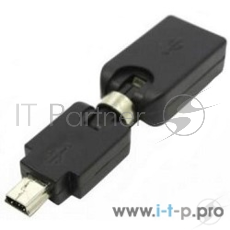 Переходник Espada Переходник USB 2.0 Af to mini-Bm, OTG, поворотный в 2-х плоскостях 360°/ 360°, (EUSB2fmnUSBm360) (37674)