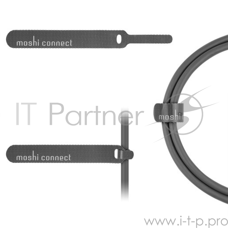 Кабель Moshi Monitor Cable USB-C to USB-C для монитора. Цвет серыйзолотой.