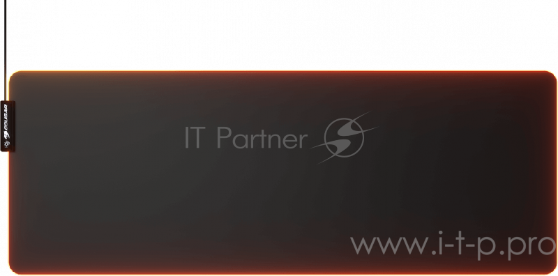 Cougar NEON X Игровой коврик для мыши (черный, RGB подсветка, USB 2.0, 800 x 300 x 4 мм, резина, ткань)