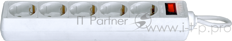 Сетевой фильтр Defender Фильтр ES, 5.0м, 5 розеток белый 99483