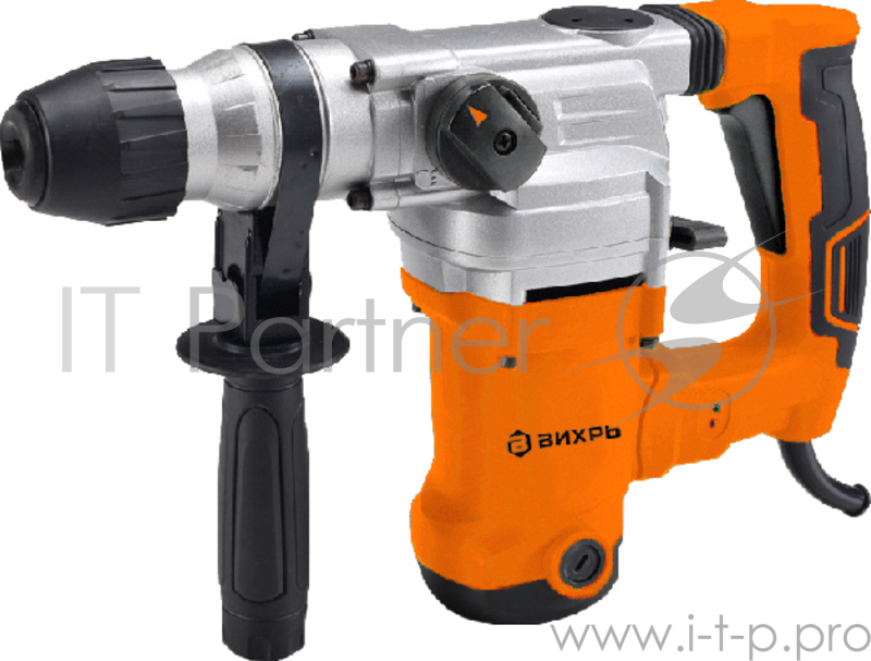 Перфоратор ВИХРЬ П-1400к-в Перфоратор SDS-plus 72/3/8 { 1400 Вт, сталь, бетон, дерево 13мм/30мм/40мм, 1100 об/мин, 5 дж, вес 3,4 кг }