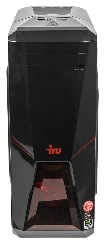 ПК IRU Premium 715 TWR i5 8500 (3)/16Gb/1Tb 7.2k/SSD120Gb/RX 580 8Gb/Free DOS/GbitEth/500W/черный