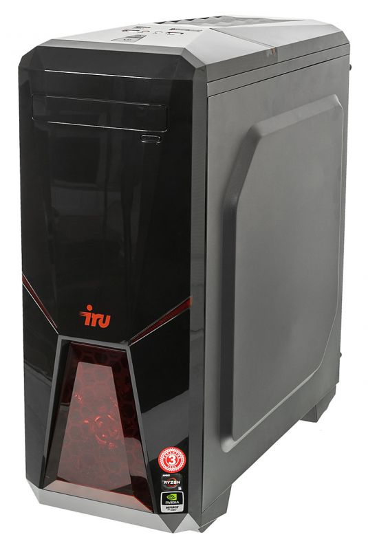 ПК IRU Premium 715 TWR i5 8500 (3)/16Gb/1Tb 7.2k/SSD120Gb/RX 580 8Gb/Free DOS/GbitEth/500W/черный