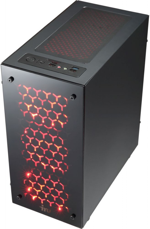 ПК IRU Home 223 MT Ryzen 3 1200 (3.1)/8Gb/1Tb 7.2k/GT1030 2Gb/Free DOS/GbitEth/400W/черный