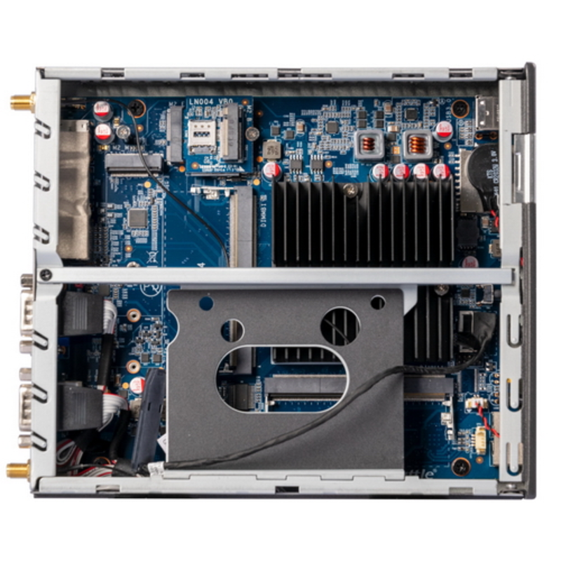 Платформа DL10J, Intel Celeron J4005 dual core 2.7GHz Fanless Support 1080P FHD /HDMI+DP+D-sub/2xDDR4L 2400 Mhz SODIMM Max 8GB/ 10/100/1000 Ethernet, 802.11 b/g/n WLAN /2xCOM/SD card reader, 40W adapt {4} RTL {4}