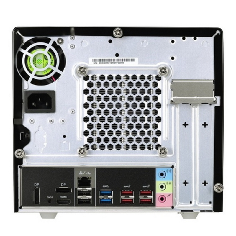 Мини-ПК SH370R6 Intel H370/Support Intel Coffee Lake CPU/4xDDR4 2666 (Max 64GB), Giga Lan, 2 x DP, HDMI, 8CH, M.2 X1, 1 M.2 2280 SATA / PCIe X4 SSD, 1x M.2-2230 for WLAN, PCI-E x16 v3, PCI-E x4 v3, 300W, {4} RTL {4}