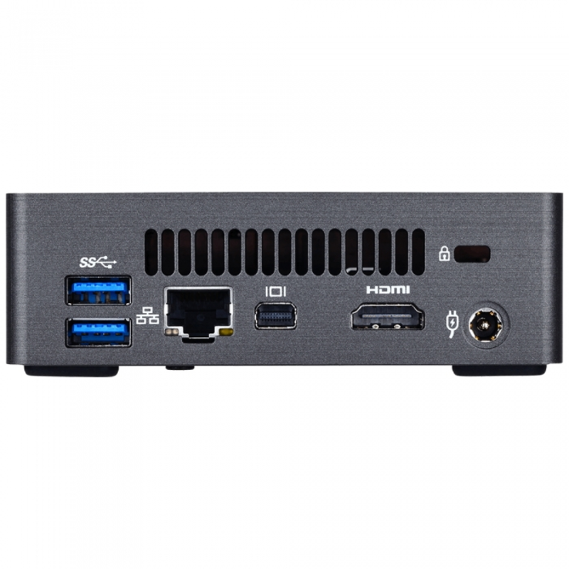 Мини-компьютер BRIX-GB-BKi5A-7200 Intel Core i5 7200U, 2xSO-DIMM DDR4(up to 2133MHz/32Gb), 1x m.2 SSD, 2xUSB3.1, 2xUSB3.0, WiFi+BT,GBL, HDMI,miniDP