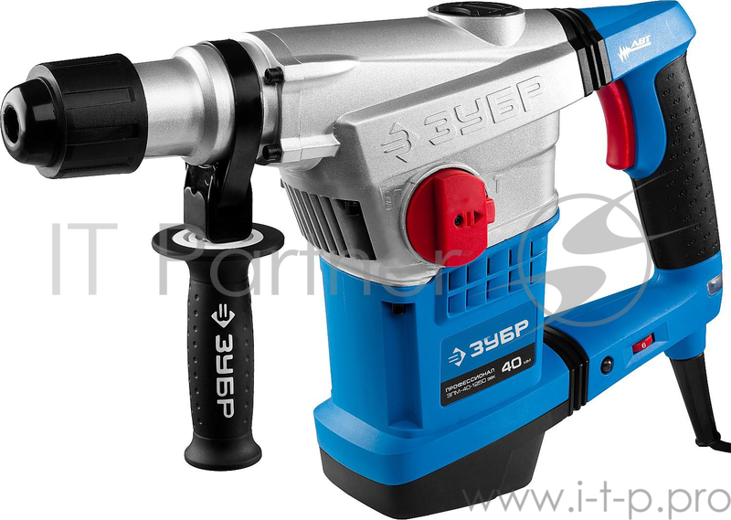 Перфоратор ЗУБР Перфоратор SDS-Max ЗПМ-40-1250 ЭВК { 10Дж, 6,8 кг, 1250Вт, кейс }