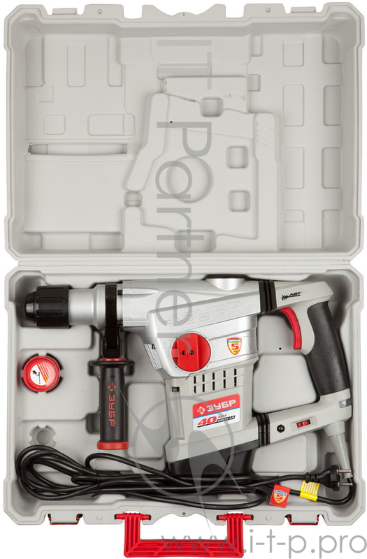 Перфоратор ЗУБР Перфоратор SDS-Max ЗПМ-40-1250 ЭВК { 10Дж, 6,8 кг, 1250Вт, кейс }