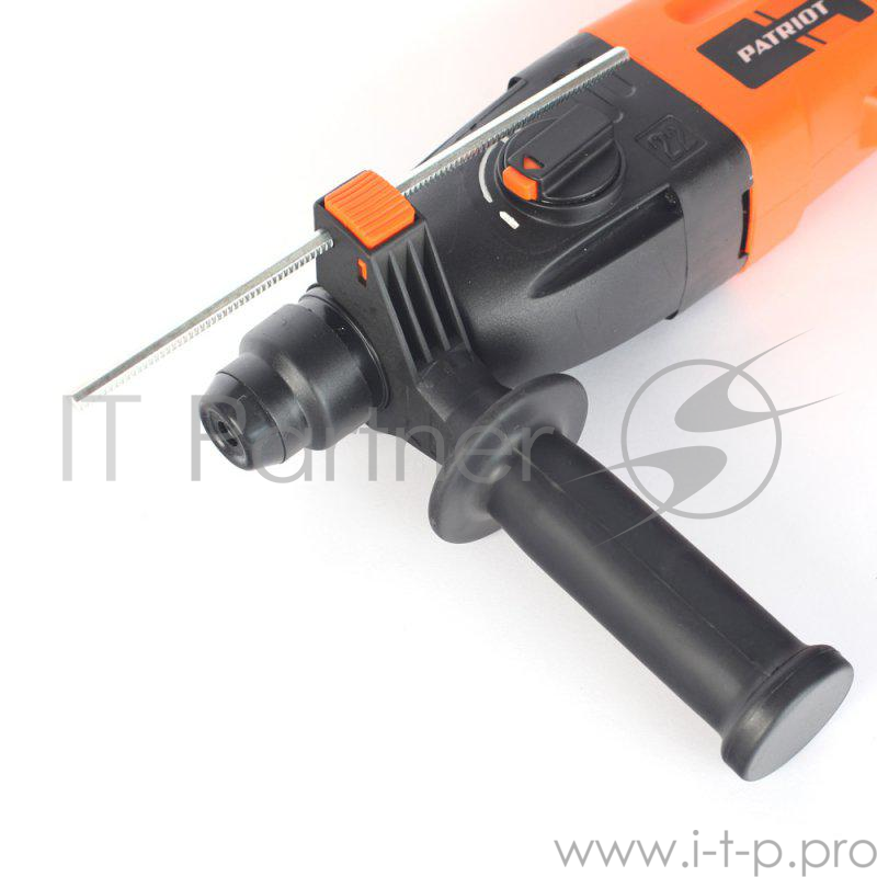 Перфоратор PATRIOT RH232 Перфоратор 140301321 {SDS+, мощность 550 Вт, 1,7 Дж, 2 режима работы, макс.диаметр 22мм, набор буров, глубиномер, кейс}