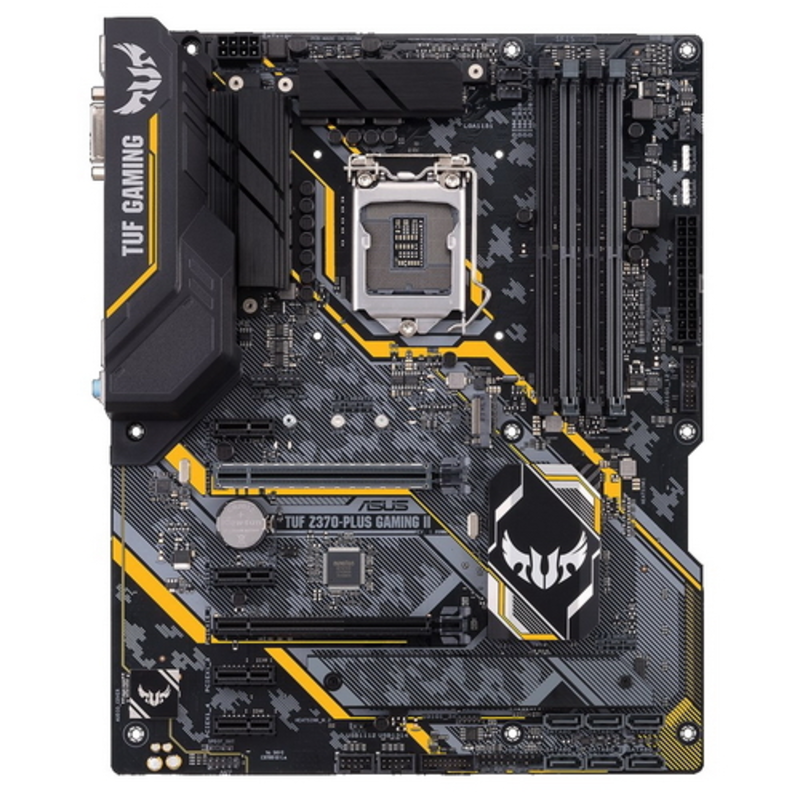 Материнская плата Asus TUF Z370-PLUS GAMING II Soc-1151v2 Intel Z370 4xDDR4 ATX AC`97 8ch(7.1) GbLAN RAID+DVI+HDMI