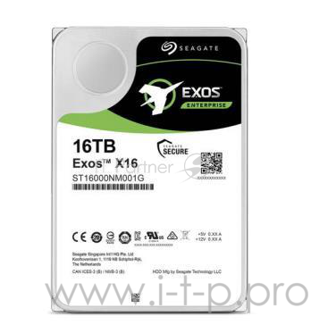 Жесткий диск SATA 16TB 7200RPM 6GB/S 256MB ST16000NM001G SEAGATE