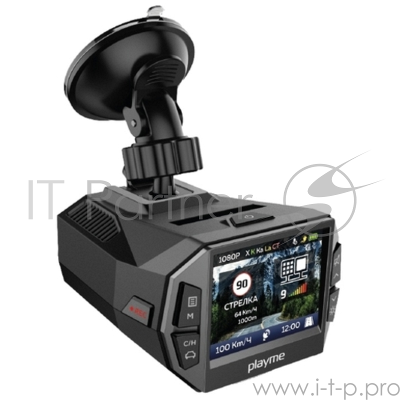 PlayMe P600SG Комбо: видеорегистратор и радар-детектор автомобильный
