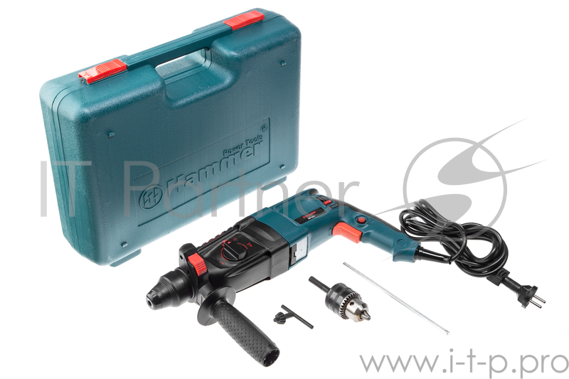 Перфоратор HAMMER PRT800C PREMIUM 137-004 Перфоратор 20194 {800Вт SDS+ 26мм 0-900об/мин 3.0Дж 3 режима кейс}