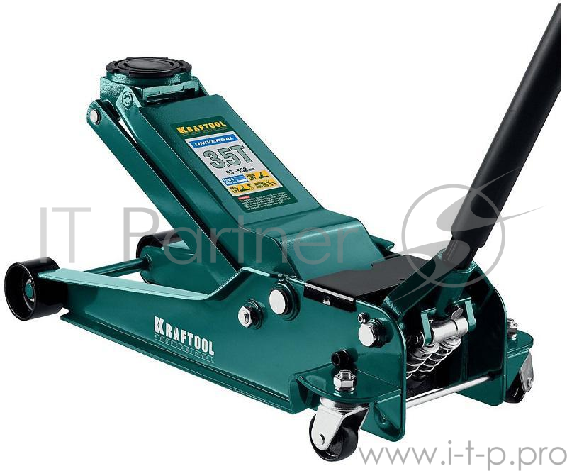 Домкрат KRAFTOOL 43454-3.5 гидравлический подкатной universal 3.5т 95-552мм