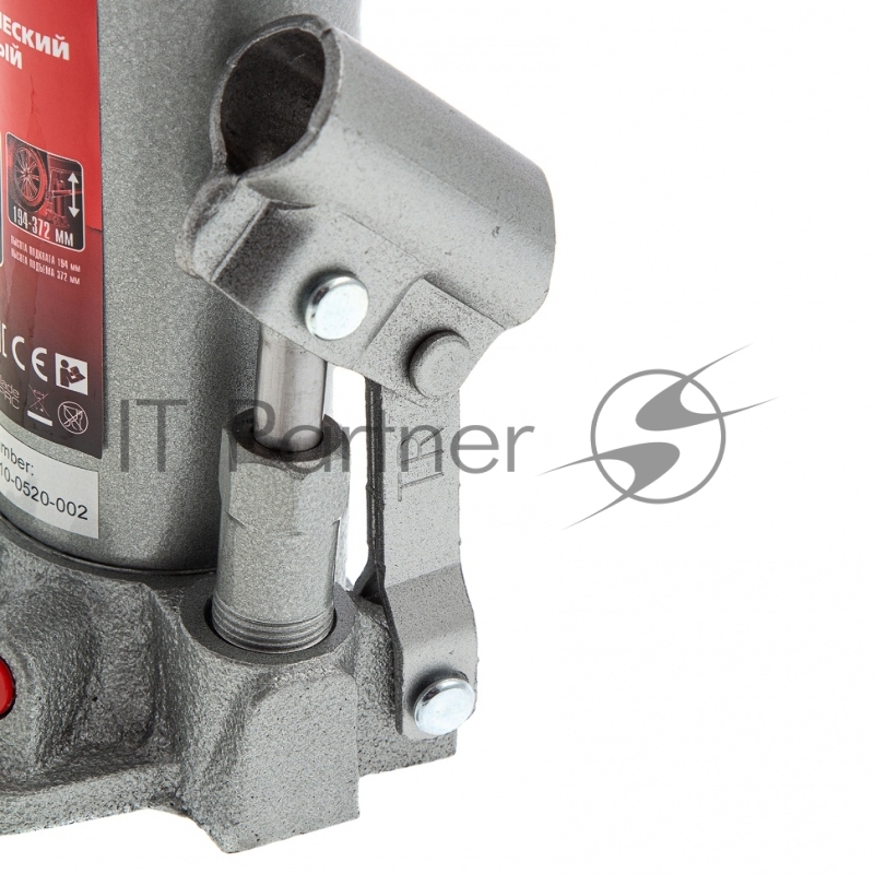 Домкрат MATRIX 50752 бутылочный 3т h подъема 194–372мм в пласт. кейсе