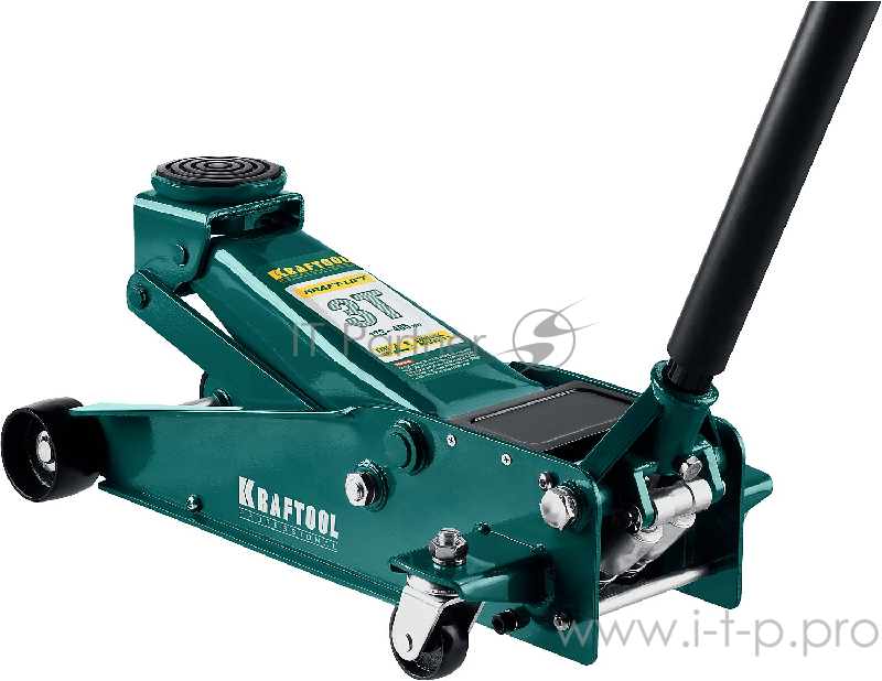 Домкрат KRAFTOOL 43450-3 гидравлический подкатной kraft-lift 3т 133-465мм