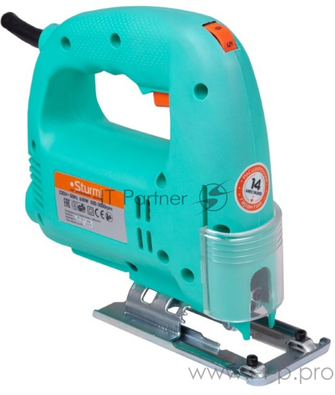 Лобзики Sturm JS4061P Лобзик электрический Sturm, 610 Вт,70/8мм (дер/мет), 4 ст. маятник. ход, рег. Частоты JS4061P