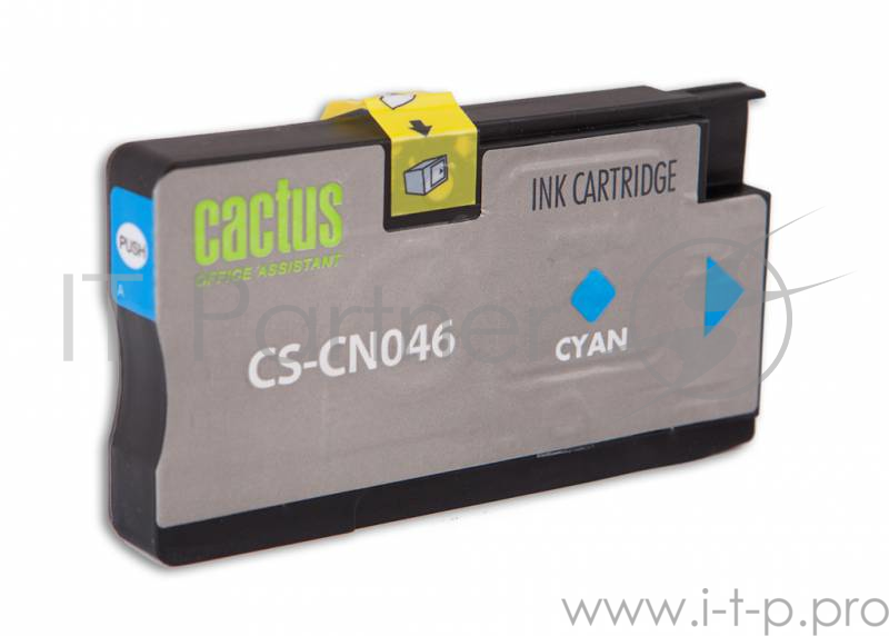 Расходные материалы Cactus CN046AE Картридж №951XL голубой (26мл) для HP DJ Pro 8100/8600