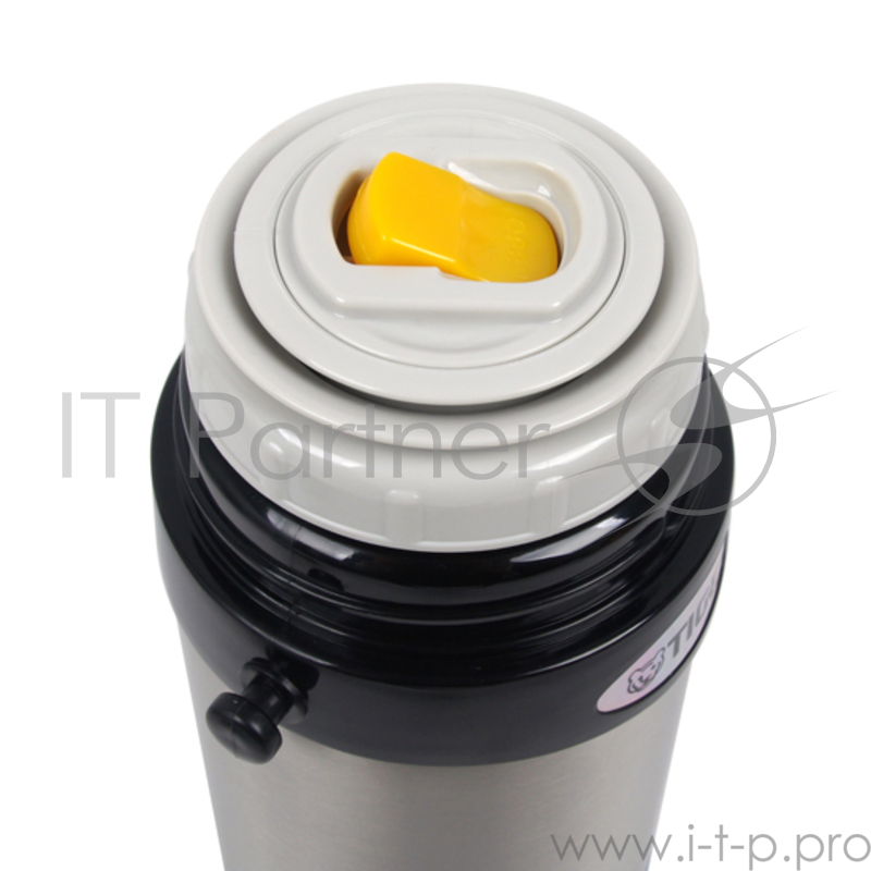 Термос классический Tiger MBI-A100 Clear Stainless, 1,0 л (нержавеющая сталь, цвет серебристый с черным, горловина 4,5см, крышка-кружка, регулируемый