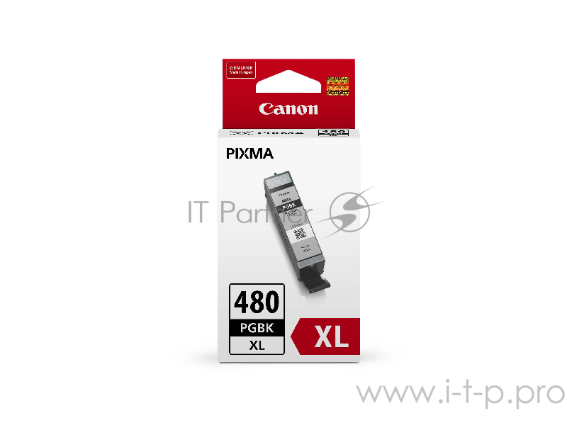 Расходные материалы Canon CLI-480XL PGBK 2023C001 Картридж для PIXMA TS6140/TS8140/TS9140/TR8540, 400 стр. пигментный чёрный