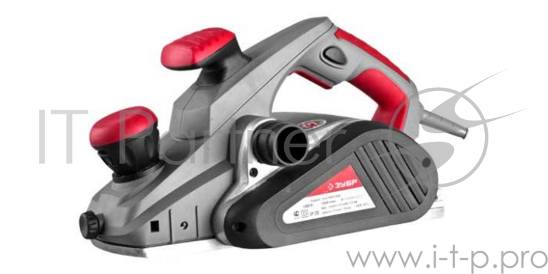 Рубанок ЗУБР ЗР-1300-110 { электрический, станина, глубина 3,5 мм, 16000 об/мин, 110мм, 1300Вт }
