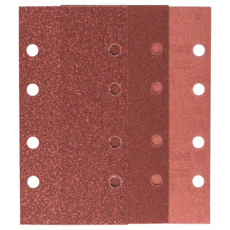 Bosch Bosch 2609256A86 набор шлифлистов, 10 шт, 93x185 мм, К 60/120/180