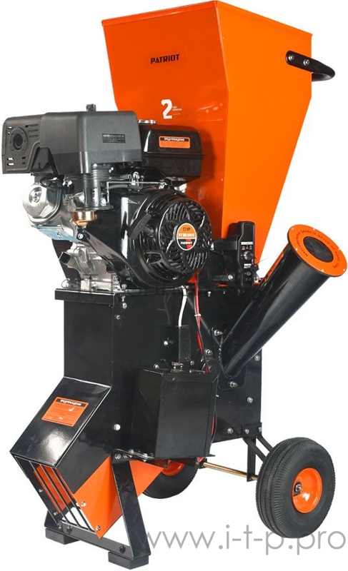 Измельчитель PATRIOT PT SB 100E 13лс 4ткт 3600об/мин макс4''(101м) 16ножей16 раструб/мусора160мм