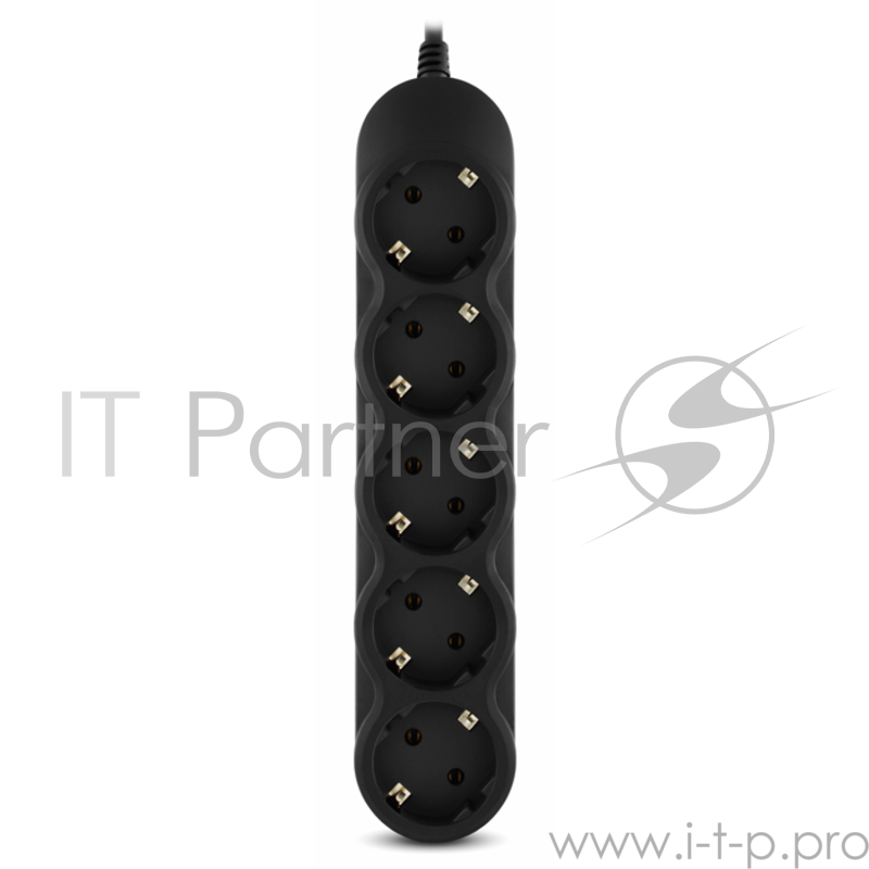 Удлинитель SVEN EX-I5 черный, 0,5 м, вх. вилка IEC-320 (C13), выходные розетки 5? СЕЕ 7/4 Extender SVEN EX-I5 black, 0.5 m, input IEC-320 (C13), 5 outlets СЕЕ 7/4