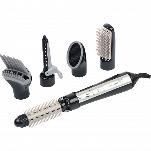 Фен-щетка First FA-5651-1-BA набор, 550Вт, чёрный
