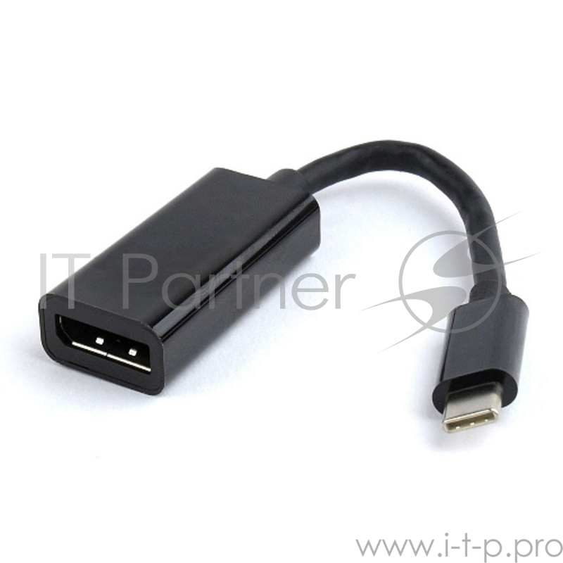 Кабель-переходник USB3.1 C->DisplayPort(F) Gembird Cablexpert A-CM-DPF-01 (0.15м)